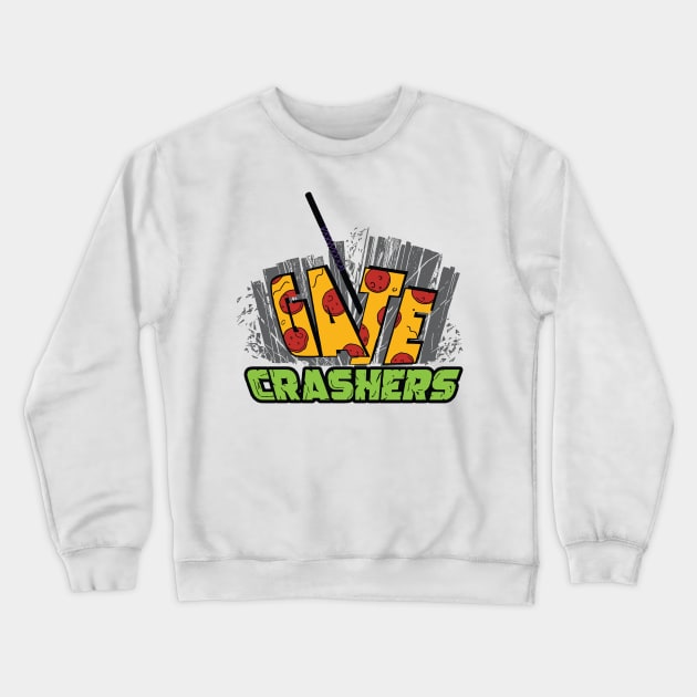 GateCrashers Turtle Power Logo (Staff) Crewneck Sweatshirt by GateCrashers